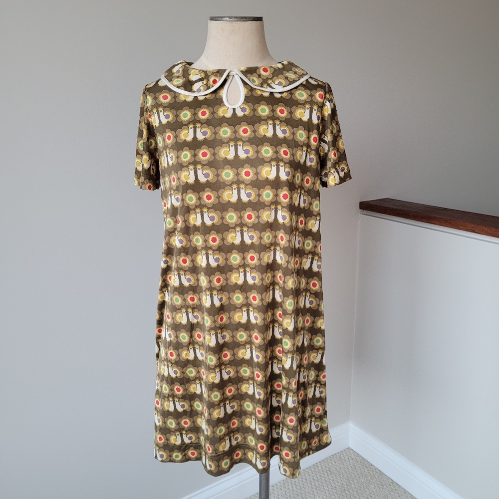 Orla Kiely Keyhole Minidress NWT Size 3